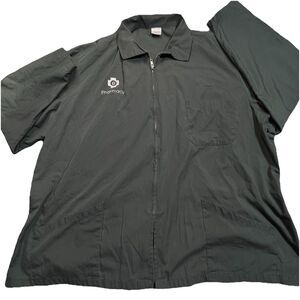 Publix Pharmacy Lab Coat Mens 3XL Full Zipper LS Pockets Jacket Green XXL